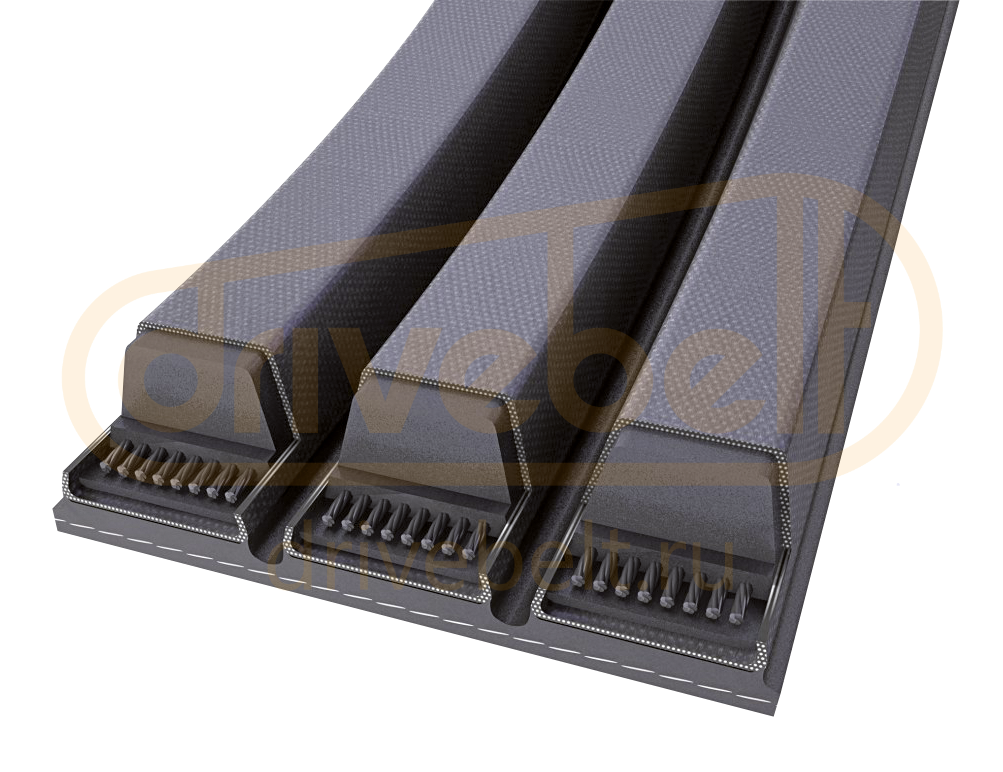 Многоручьевой ремень R8V 3000 / 25J 7620 Le, RUBENA