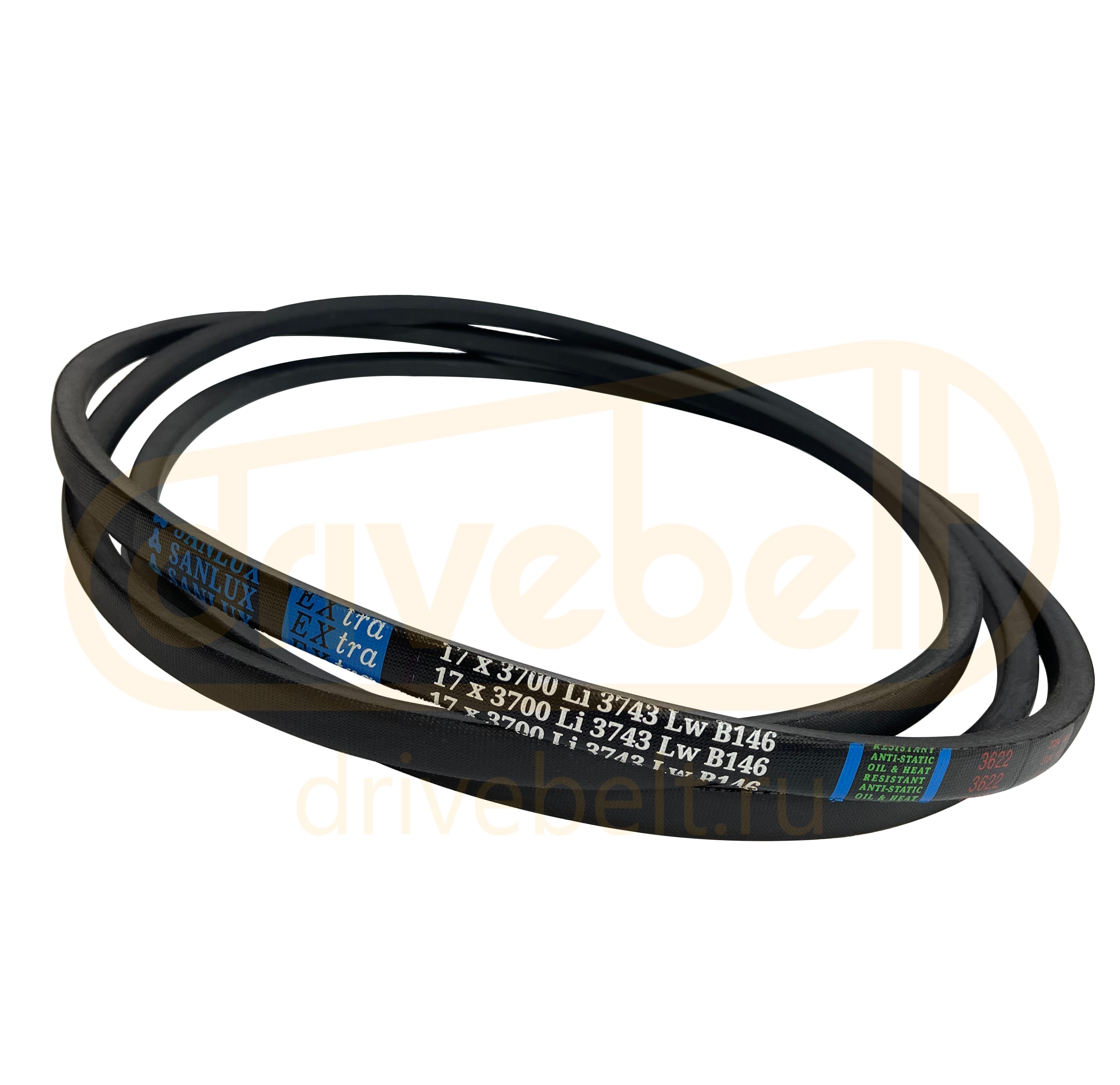 Клиновой ремень B 61 17х1550 Li / 1593 Ld EXtra, SANLUX