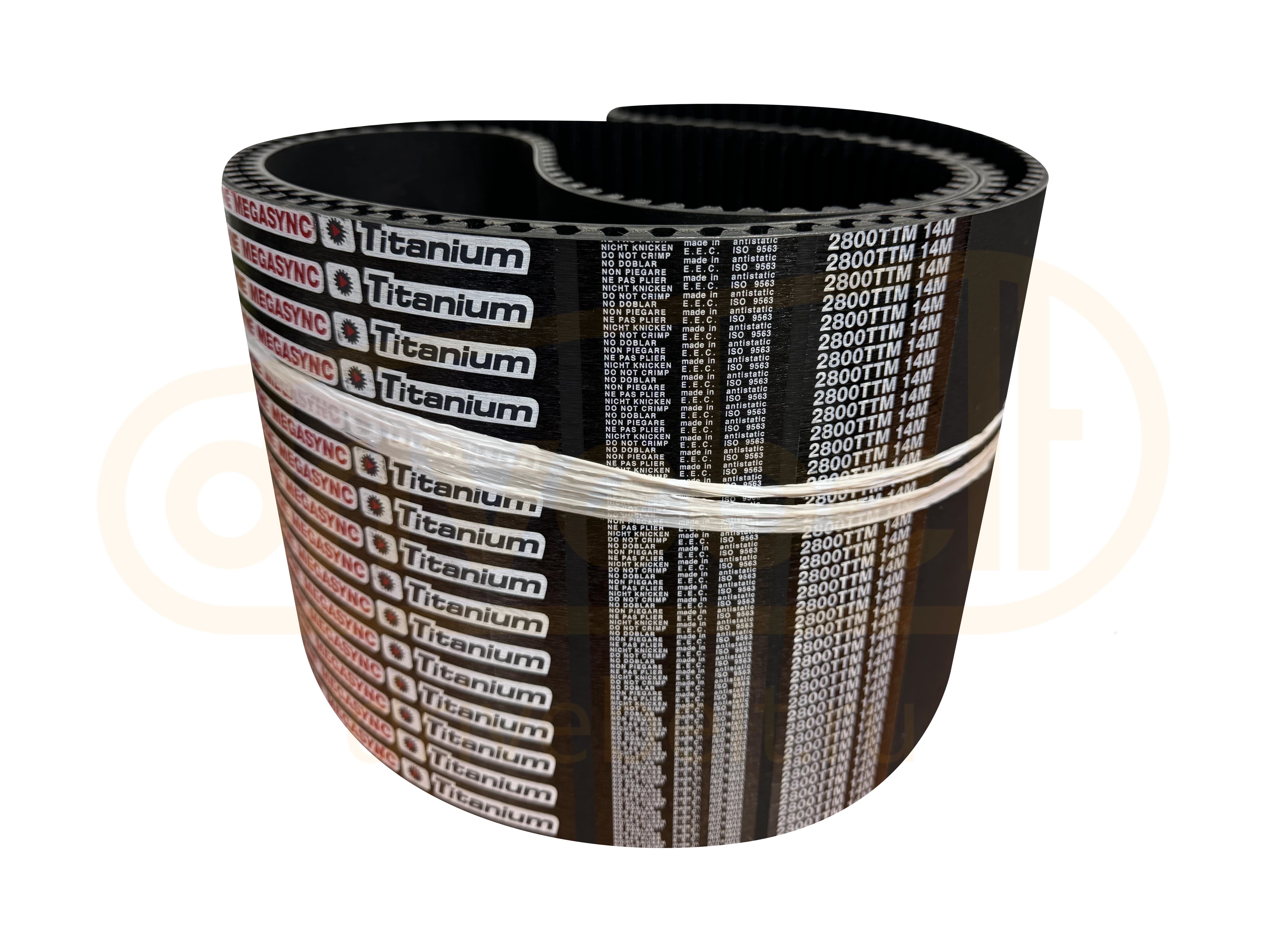 Зубчатый ремень 1610 TTM14 TITANIUM, 115 зуб., MEGADYNE